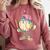Cute Baseball Ice Cream Drip For Girls & Boys 2 Sides Comfort Colors Sweatshirt Orchid Cute Baseball Ice Cream Drip For Girls & Boys 2 Sides Comfort Colors Sweatshirt Orchid