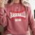 Cute Baseball Mom Laces Little League Women's Mother's Day Comfort Colors Sweatshirt Orchid