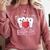 Cute Dentist Valentine Love You To The Molars Teeth Pun Raglan Baseball Tee Comfort Colors Sweatshirt Orchid