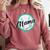 Cute Mama Script Font On Baseball Mom Comfort Colors Sweatshirt Orchid Cute Mama Script Font On Baseball Mom Comfort Colors Sweatshirt Orchid