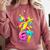Dabbing Banana 67 Drip Baseball Drip Six Seven Joke Premium Tri-Blend Comfort Colors Sweatshirt Orchid