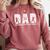Dad Baseball The Man The Myth The Legend Daddy Father's Day Comfort Colors Sweatshirt Orchid Dad Baseball The Man The Myth The Legend Daddy Father's Day Comfort Colors Sweatshirt Orchid