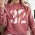 Distressed Baseball Number 32 Jersey Uniform Player Fan Comfort Colors Sweatshirt Orchid Distressed Baseball Number 32 Jersey Uniform Player Fan Comfort Colors Sweatshirt Orchid