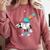 Drip Baseball For Boys Ice Cream Drip Youth Boys Sprinkles Comfort Colors Sweatshirt Orchid
