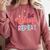 Eat Sleep Baseball Repeat Baseball Moms Comfort Colors Sweatshirt Orchid