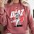 Edwin Diaz Los Angeles D Baseball Players MLBEDD204M Comfort Colors Sweatshirt Orchid