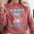 My Favorite Baseball Player Calls Me Dad Ice Cream Drip Comfort Colors Sweatshirt Orchid