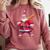 Festive Baseball Bat Costume For Adults And Kids Comfort Colors Sweatshirt Orchid Festive Baseball Bat Costume For Adults And Kids Comfort Colors Sweatshirt Orchid