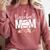 Floral Baseball Mom Mother's Day Cute Baseball Mama Mommy Comfort Colors Sweatshirt Orchid Floral Baseball Mom Mother's Day Cute Baseball Mama Mommy Comfort Colors Sweatshirt Orchid