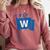 Fly The W Chicago Baseball Winning Flag Distressed Premium Tri-Blend Comfort Colors Sweatshirt Orchid