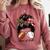 Football Mom Baseball Mom Of Both Messy Bun Mother's Day Comfort Colors Sweatshirt Orchid Football Mom Baseball Mom Of Both Messy Bun Mother's Day Comfort Colors Sweatshirt Orchid