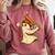 Ghost Baseball Halloween Costume Men Boys Kids Comfort Colors Sweatshirt Orchid