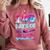 Happy 100 Days Of School Game Day Baseball Ice Cream Drip Comfort Colors Sweatshirt Orchid