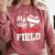 My Heart Is On That Field Baseball Player Baseball Mom Comfort Colors Sweatshirt Orchid My Heart Is On That Field Baseball Player Baseball Mom Comfort Colors Sweatshirt Orchid