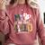 My Heart Is On That Field Mother's Day Baseball Mom Women Comfort Colors Sweatshirt Orchid My Heart Is On That Field Mother's Day Baseball Mom Women Comfort Colors Sweatshirt Orchid