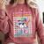 I Hit 100 Days Of School Baseball Ice Cram Drip 100th Boys Comfort Colors Sweatshirt Orchid