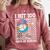 I Hit 100 Days Of School Baseball Ice Cream Drip Boys Girls Comfort Colors Sweatshirt Orchid