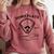 Home Plate Social Club Baseball Mom Comfort Colors Sweatshirt Orchid