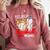 Hot Mess Always Stressed Baseball Mom Comfort Colors Sweatshirt Orchid