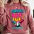HUGvyn I Survived 100 Days Baseball Teacher Ice Cream Drip Comfort Colors Sweatshirt Orchid HUGvyn I Survived 100 Days Baseball Teacher Ice Cream Drip Comfort Colors Sweatshirt Orchid