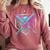 Ice Cream Baseball Drip Home Plate Bats Cool For Boys Youth Comfort Colors Sweatshirt Orchid