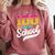 Ice Cream Drip 100 Days Of School Baseball Boys 100th Day Comfort Colors Sweatshirt Orchid