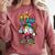 Ice Cream Drip Baseball Party 100 Days Of School Teacher Comfort Colors Sweatshirt Orchid Ice Cream Drip Baseball Party 100 Days Of School Teacher Comfort Colors Sweatshirt Orchid