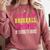 I'm A Baseball Mom Of Course I'm Broke Baseball Mom Raglan Baseball Tee Comfort Colors Sweatshirt Orchid