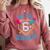 It's My 6th Birthday Baseball Fan Fun Party Celebration Comfort Colors Sweatshirt Orchid