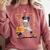 Jackson Chourio Milwaukee MLB Baseball Player MLBJCH202M Comfort Colors Sweatshirt Orchid