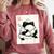 Japanese Grumpy Frog Baseball Player Baseball Comfort Colors Sweatshirt Orchid