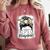 Leopard Messy Bun Mom Mother's Day Baseball Mommy Comfort Colors Sweatshirt Orchid Leopard Messy Bun Mom Mother's Day Baseball Mommy Comfort Colors Sweatshirt Orchid