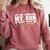 Let Me Through My Son Is Out There Baseball Mom Comfort Colors Sweatshirt Orchid