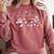 Let's Play Ball Boys Baseball Mom Comfort Colors Sweatshirt Orchid Let's Play Ball Boys Baseball Mom Comfort Colors Sweatshirt Orchid