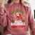 Most Likely To Play Baseball With Santa Christmas Pajamas Comfort Colors Sweatshirt Orchid