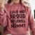 Loud & Proud Baseball Mommy Sports Lover Mom Women Comfort Colors Sweatshirt Orchid