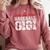 Loud And Proud Baseball Gigi Baseball Mom Comfort Colors Sweatshirt Orchid