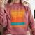 Loud And Proud Baseball Mom Vibrant Colorful Stripe Comfort Colors Sweatshirt Orchid Loud And Proud Baseball Mom Vibrant Colorful Stripe Comfort Colors Sweatshirt Orchid