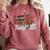 Loud Proud Mawmaw Baseball Mom Mama Comfort Colors Sweatshirt Orchid