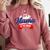 Mama Rookie Of Year 1st Birthday Baseball Theme Matching Comfort Colors Sweatshirt Orchid