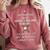 Mothering Boys Messy Loud Chaotic Baseball Mom Premium Comfort Colors Sweatshirt Orchid