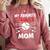 Mother's Day Baseball Mom Comfort Colors Sweatshirt Orchid