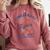 Negro League Baseball History Month Cincinnati Ohio Comfort Colors Sweatshirt Orchid