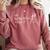 No Baseball Today Sad Stickman Sports Fan Comfort Colors Sweatshirt Orchid