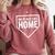 No Place Like Home Baseball Home Plate Comfort Colors Sweatshirt Orchid