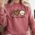 Peace Love Baseball Mom Leopard Print Cheetah Pattern Comfort Colors Sweatshirt Orchid Peace Love Baseball Mom Leopard Print Cheetah Pattern Comfort Colors Sweatshirt Orchid