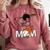 Proud Baseball MOM Sports & Softball Nostalgia Comfort Colors Sweatshirt Orchid Proud Baseball MOM Sports & Softball Nostalgia Comfort Colors Sweatshirt Orchid