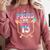 Proud Mom Baseball Player Number 15 Ice Cream Drip Comfort Colors Sweatshirt Orchid