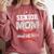 Proud Senior Baseball Mom Class Of 2024 Highschool Baseball Comfort Colors Sweatshirt Orchid
