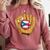 Puerto Rican Flag Baseball Player Boricua Pride Beisbol PR Comfort Colors Sweatshirt Orchid